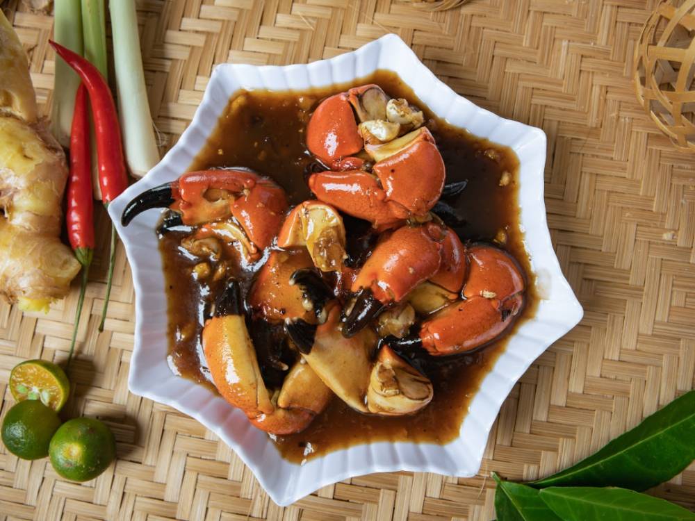 càng cua sốt me