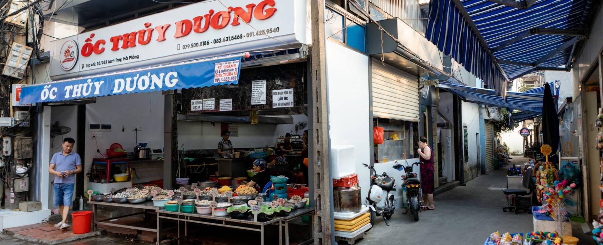 lẩu ốc tại Ốc Thủy Dương