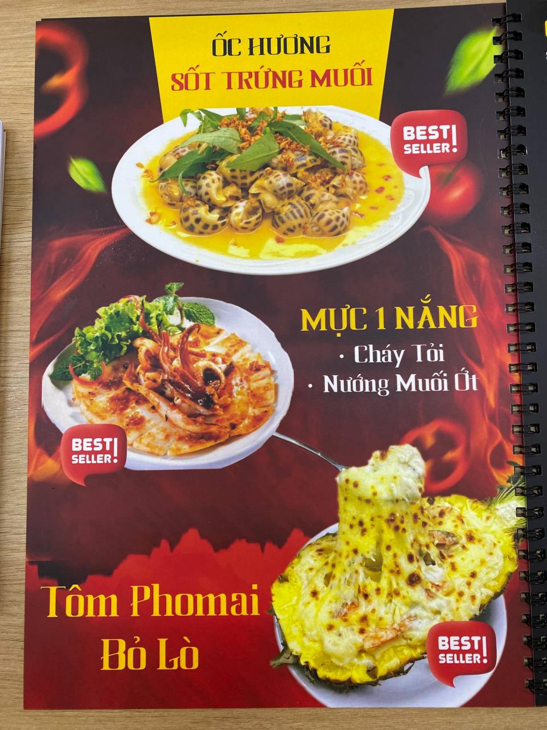 Bìa Thực đơn