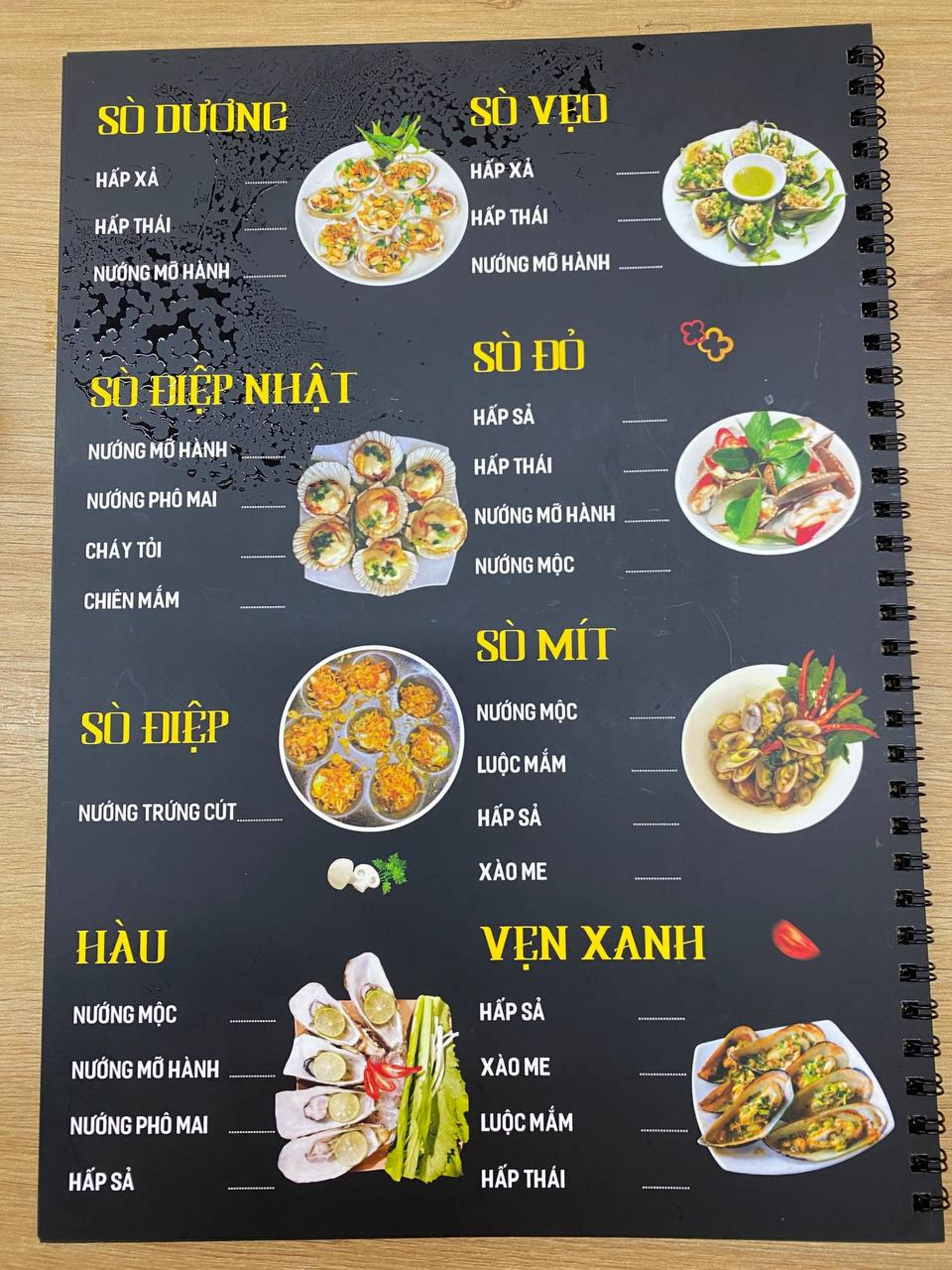 Sò - Hàu - Vẹn
