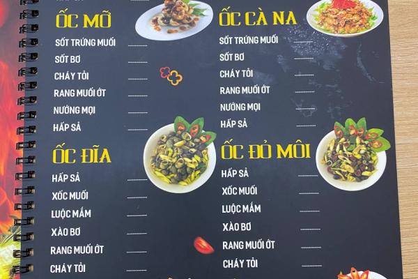 Các món Ốc + Sò