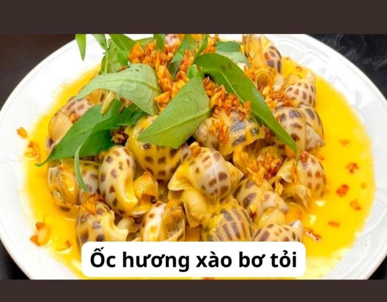 Cách làm món ốc hương xào bơ tỏi
