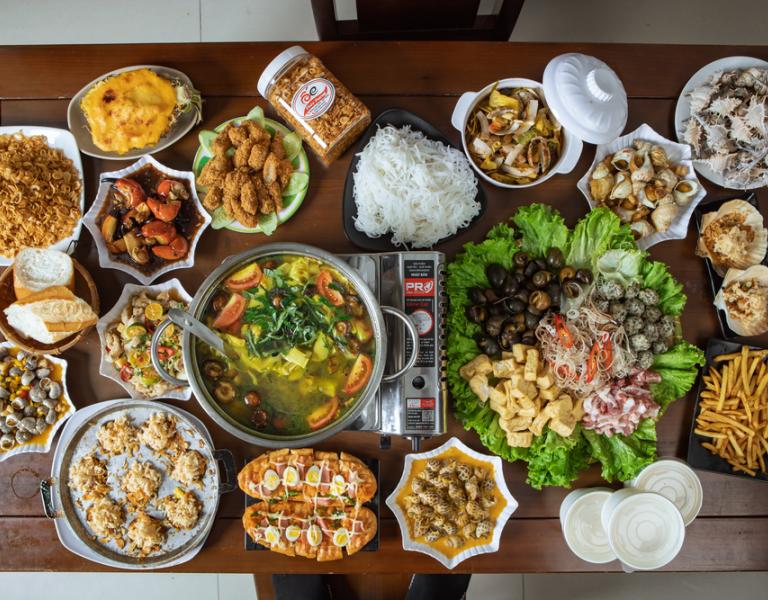 Lẩu ốc tại Ốc Thuỷ Dương thì có những gì?