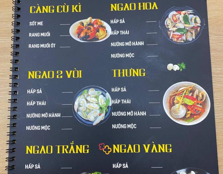 Tôm - Ngao - Càng cù kỳ - Bàn mai